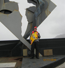 Charlie Wintermeyer at the Drake Passage