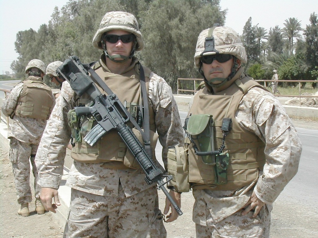 Kevin on a misison in Iraq