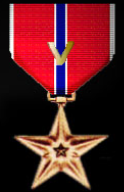 Bronze Star with V device.
