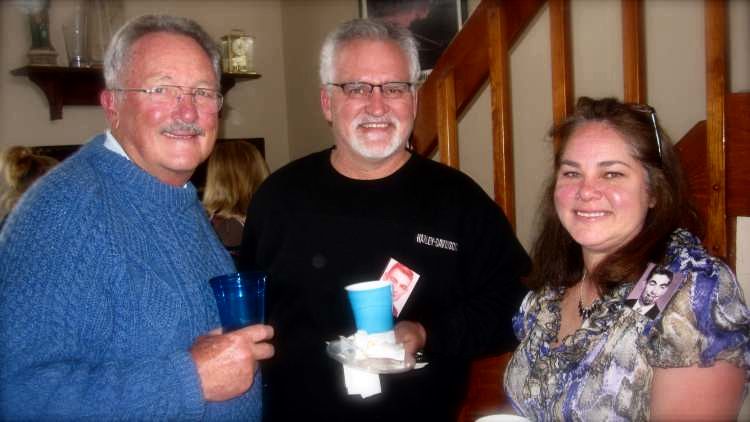 John McCullough, Jeff Mielke ('80) and his wife Hillary