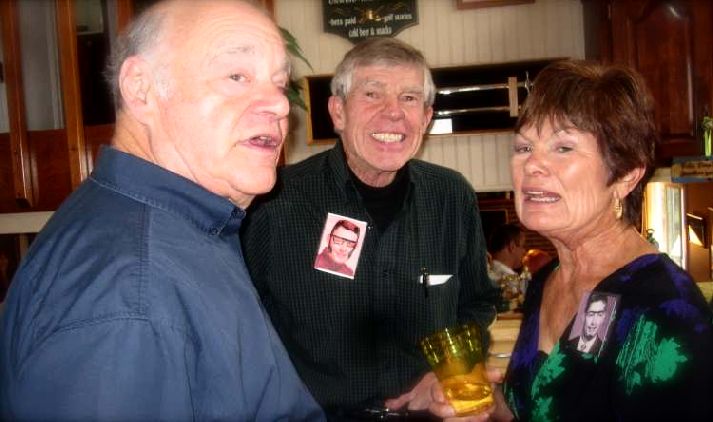 Max Miller ('59), Jim Mack ('62) and Ina Thompson