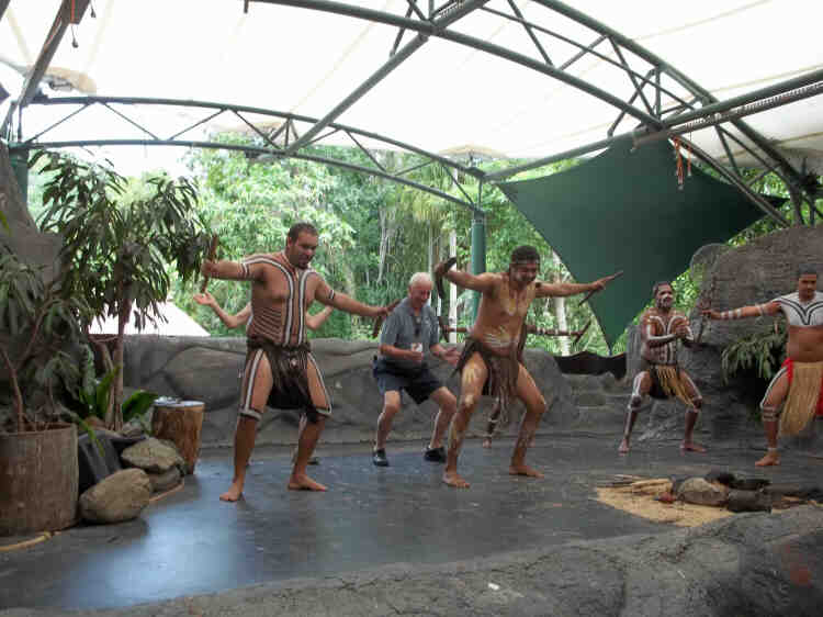 Jim Learning an Aboriginal Dance